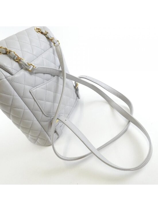 Chanel Backpack Sac Gray main image 4
